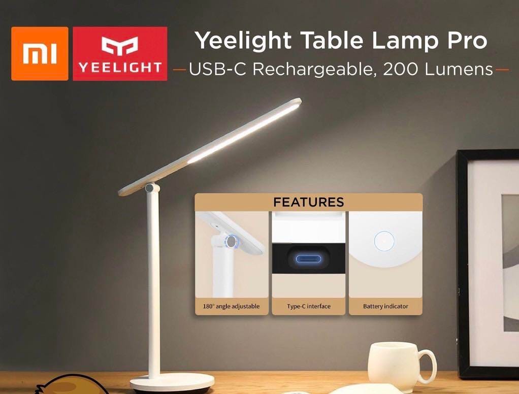 Xiaomi Yeelight Folding Rechargeable LED Desk Lamp