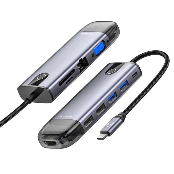 Mcdodo HU-7420 Type-C 10 in 1 Portable HUB Mcdodo HU-7420 Type-C 10 in 1 Portable HUB