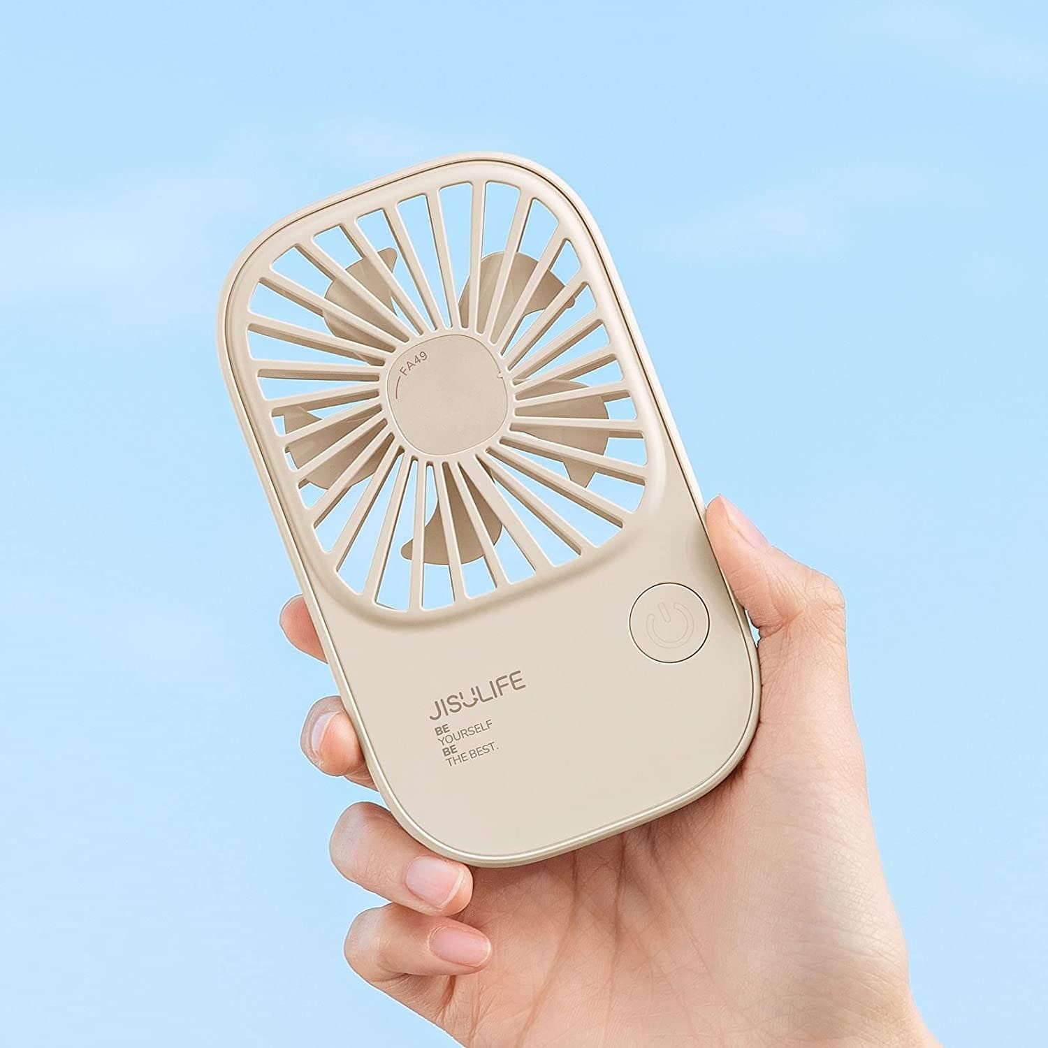 JISULIFE FA49 Rechargeable Handheld Fan 2000mAh
