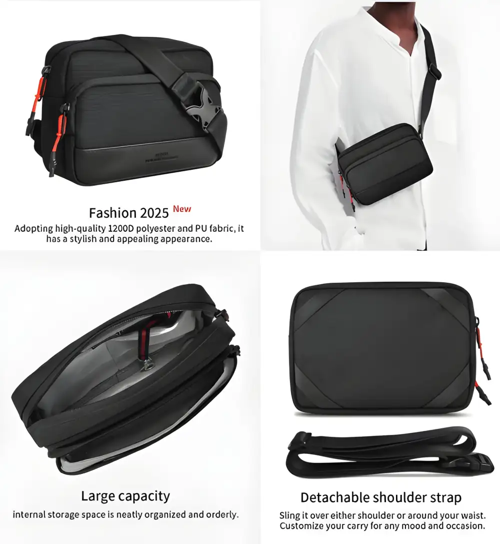 WiWU Essen 2-in-1 Crossbody Bag Travel Pouch