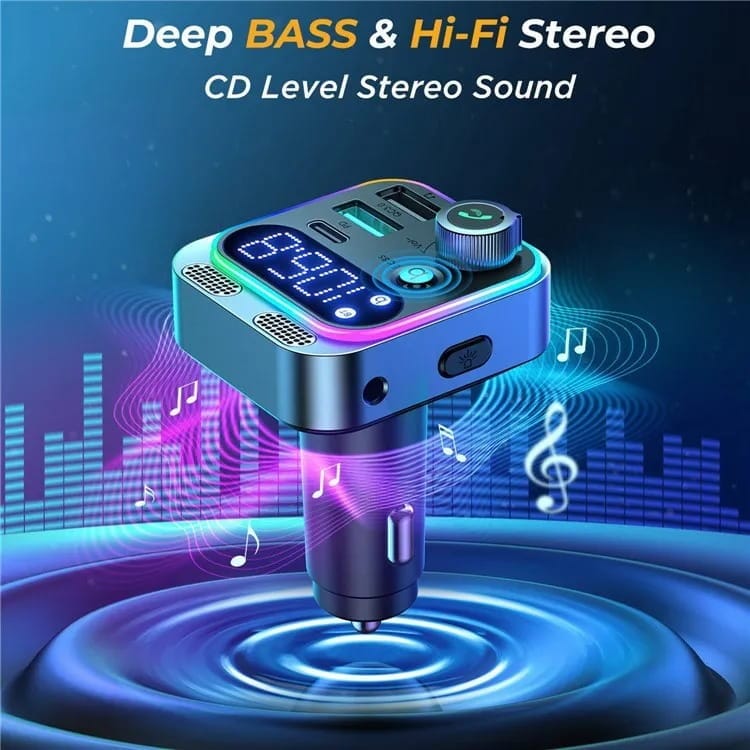 JR-CL16 48W Car Charger MP3 Bluetooth transmitter