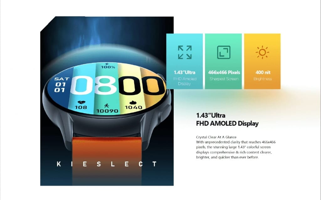 Kieslect KR Pro Calling Smart Watch
