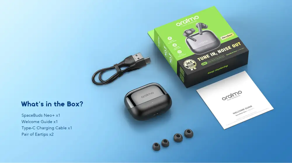Oraimo OTW-323P SpaceBuds Neo+ TWS Earbuds