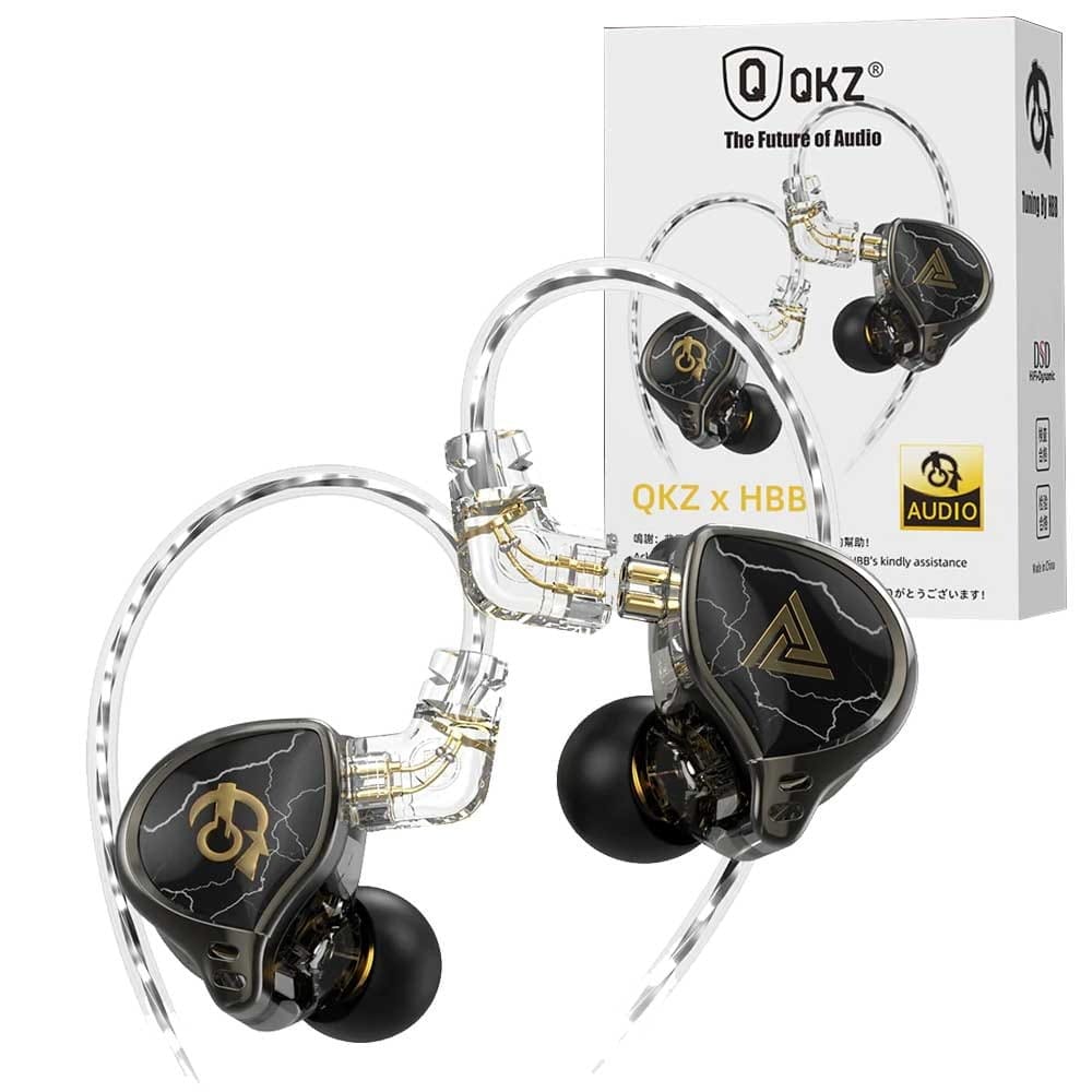 QKZ x HBB Titanium-Coated Diaphragm Driver Earphones (Mic)