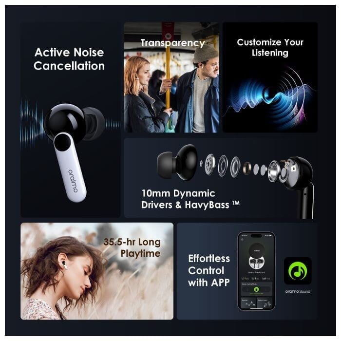 Oraimo FreePods 4 ANC Earbuds