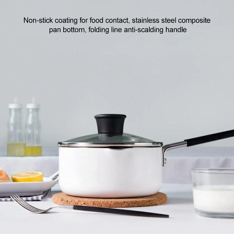 Xiaomi Zhiwu Zhiwuzhu Youpin Non-stick Milk Pot Sauce Pan Pot Induction Cooker Pot GJT04CM (16cm)