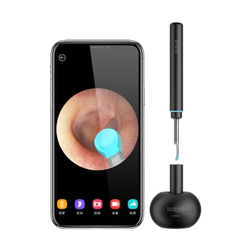 Xiaomi Bebird M9 Pro Smart Visual Ear Cleaner Stick: Feature: Made of PC and silicone material, the ear stick head is soft and comfortable 300w high precision endoscope, easy to dive into the small ear canal Magnetic charging base, 1.5 hours fast charge can be used for 60 days Four axis intelligent directional gyroscope, exquisite ear picking at any angle Lens bore only 3.5mm, special designed for children and people with small ears High-Tech WiFi Chip 19pcs secret ear parts to need your different needs Come with magnetically charged base, easy and convenient to charge and storage Intelligent visual ear stick, suitable for elderly and children Base accessory storage box : Easy to store, convenient and not messy . Use the scene to change the ear spoon head anytime, anywhere Specification: Brand: Xiaomi Product Name M9 Pro Intelligent Visual Ear Pick Rod Network Standards: IEEE 802.11 b/g/n Antenna: Built-in FPC Antenna Working Frequency: 2.4 GHz Image Transmission Rate: 30fps Working Environment Temperature: -10~50 Centigrade Battery: 350mAh Battery Life Approx 90 Minute Charge time: 1.5h Input Current: DC 5V 300mA Inside Diameter of Lens: 4.5mm Optimum Focal Length: 1.5 – 2cm Pixel: 3 Million Gravity Sensor: 4 Axis Host Weight 32g ( Without Base)