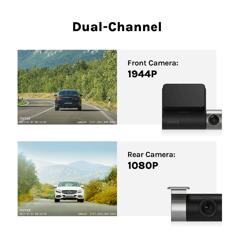 Xiaomi 70mai A500s Dash Cam Pro Plus+ GPS Car Dash Camera