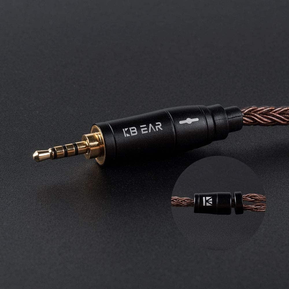 KBEAR 16 Core Pure Copper Earphone Cable 2PIN