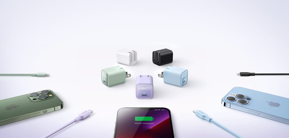 Anker Nano 3 30W Charger (Anker 511) for iPhone 14 & 13 Series