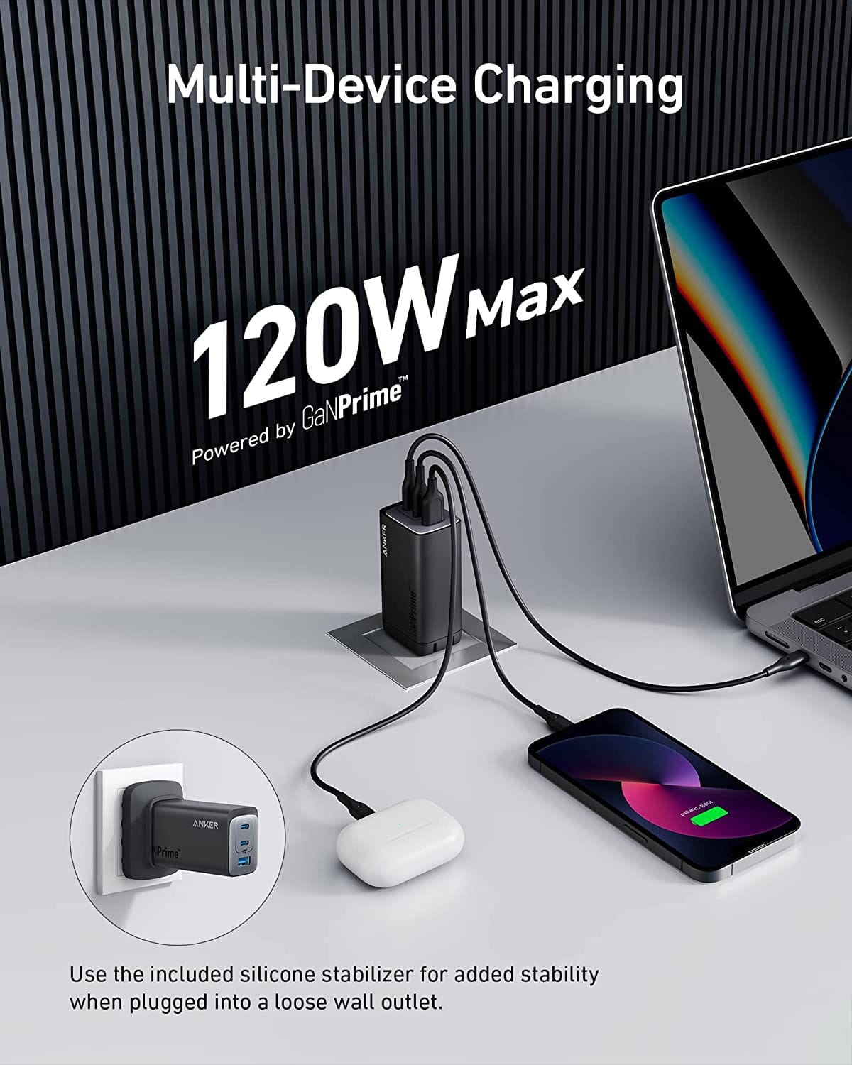 Anker 737 Charger (GaNPrime 120W)