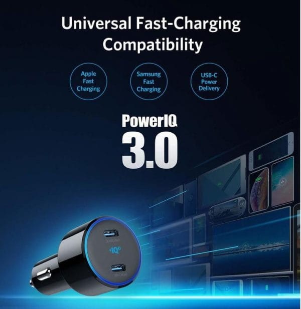 Anker PowerDrive + III Duo 48W Car Charger