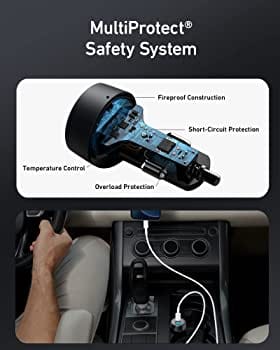 Anker 32W Car Charger (521)