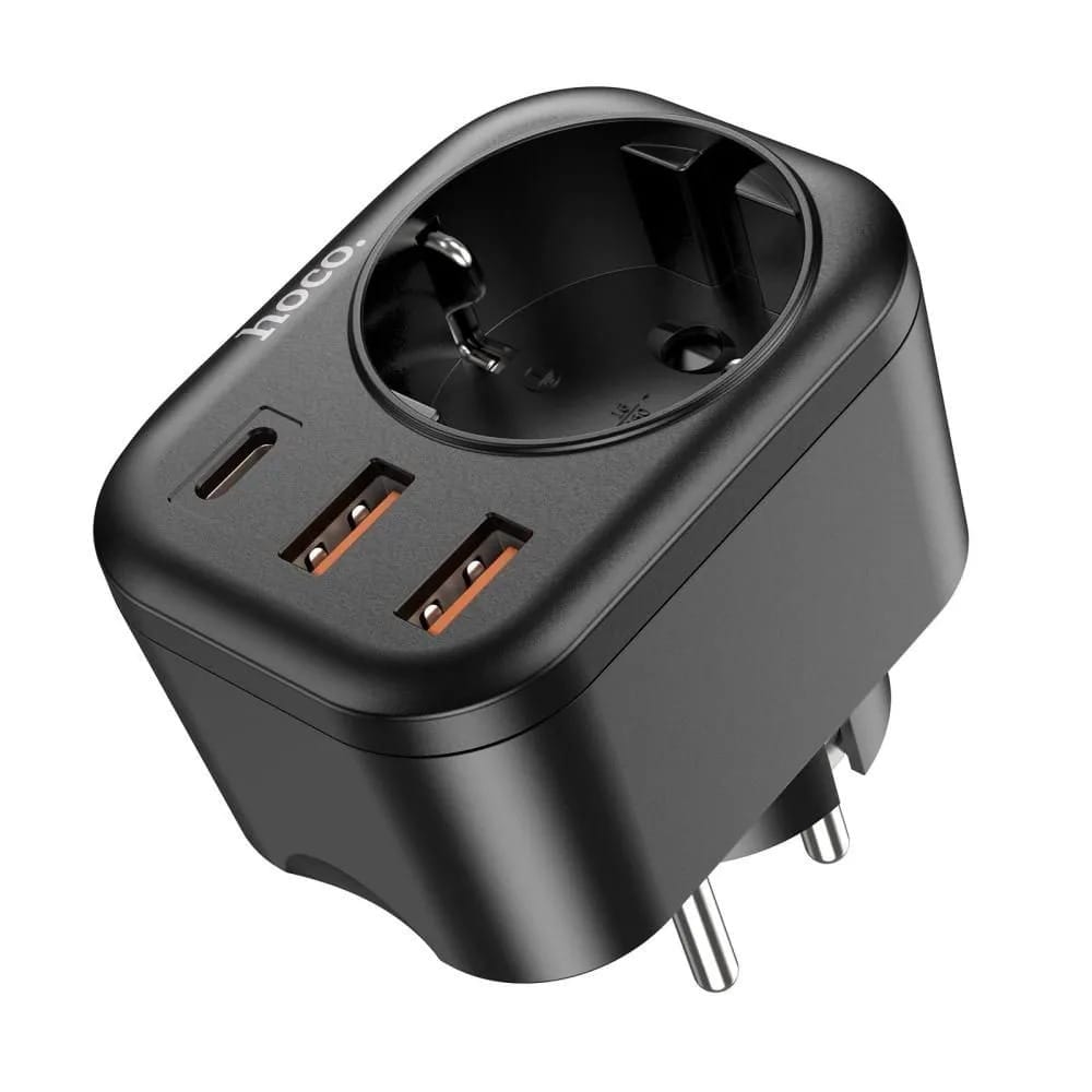 Hoco NS3 Multifunctional Socket 1C+2A PD Adapter 20W Hoco NS3 Multifunctional Socket 1C+2A PD Adapter 20W