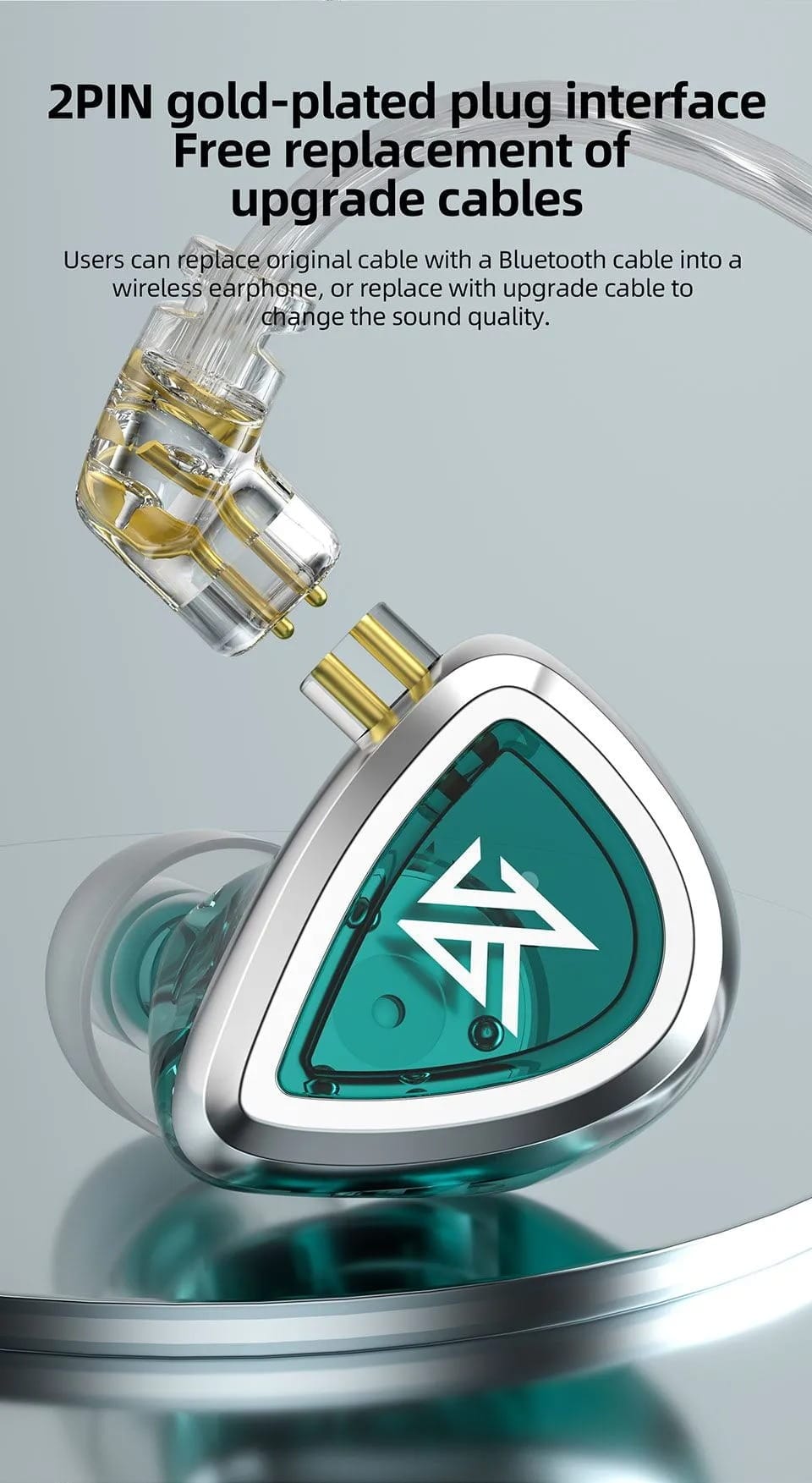 KZ EDA All 3 tuning In 1 Set Professional HiFi IEM