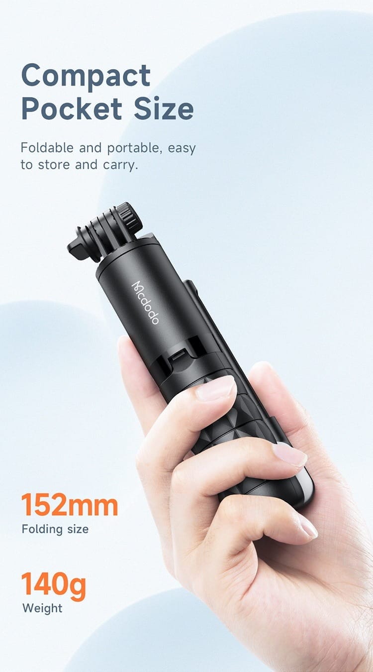 Mcdodo SS-1781 Wireless Selfie Stick with Single Lamp