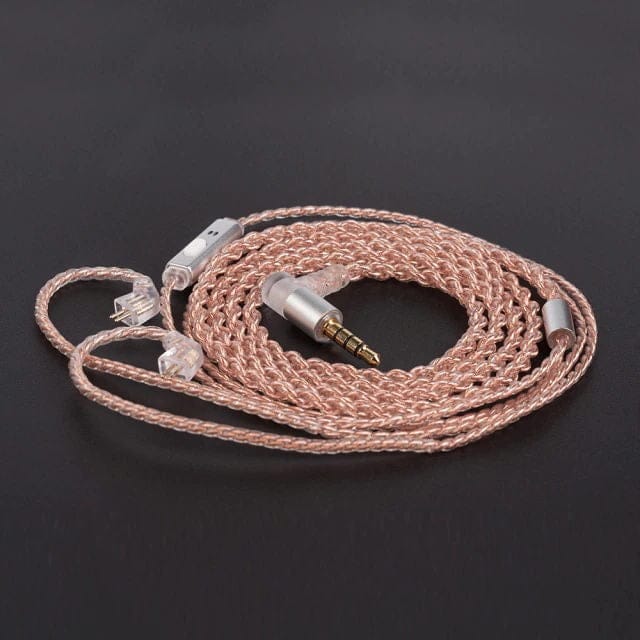 KBEAR 4 Core Silver Plated Copper Cable with Mic KBEAR 4 Core Silver Plated Copper Cable with Mic