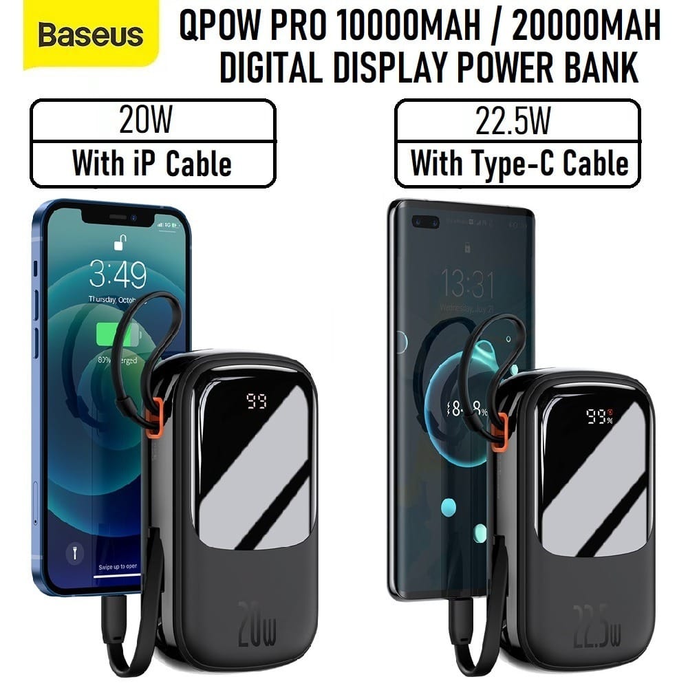 Baseus Qpow Pro 10000mAh 22.5W Power Bank