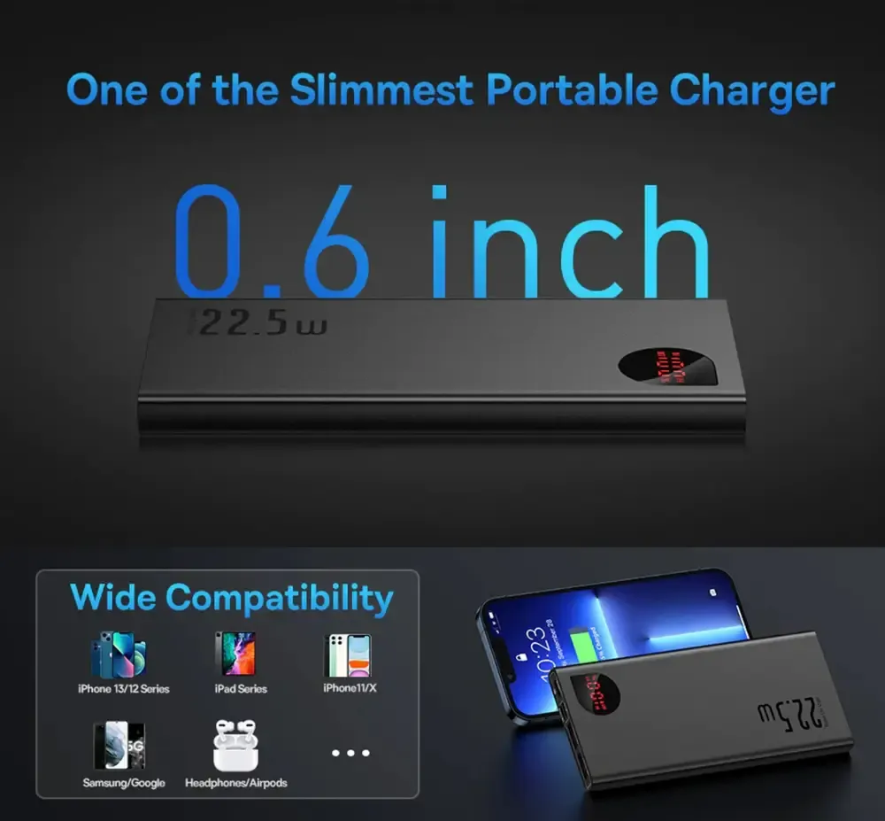 Baseus Adaman 22.5W 10000 mAh Power Bank