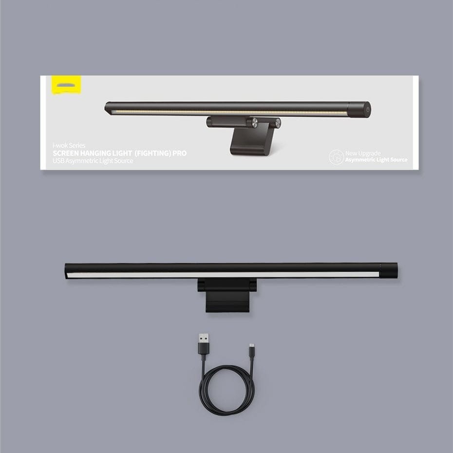 Baseus i-wok series USB stepless dimming Monitor screen hanging light Pro