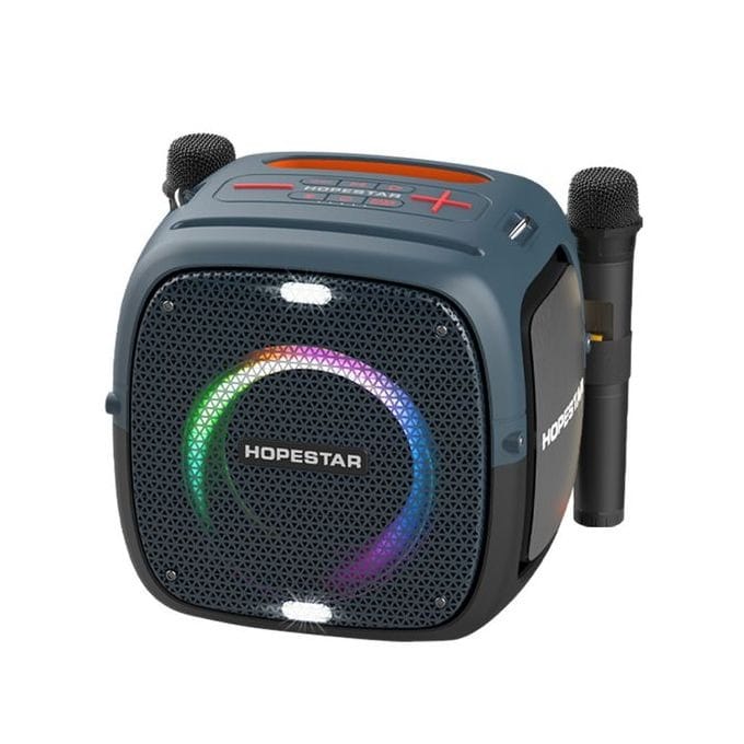 Hopestar PARTYONE 80W RGB Bluetooth Speaker with Dual Microphone Hopestar PARTYONE 80W RGB Bluetooth Speaker with Dual Microphone