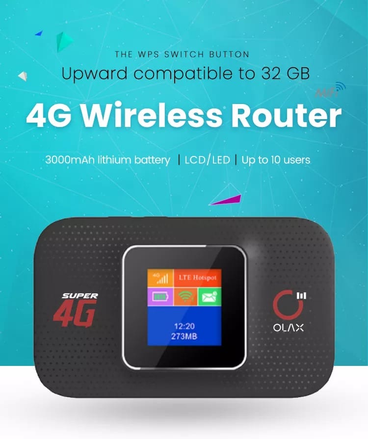 OLAX MF982 4G 300Mbps Pocket Wi-Fi Router