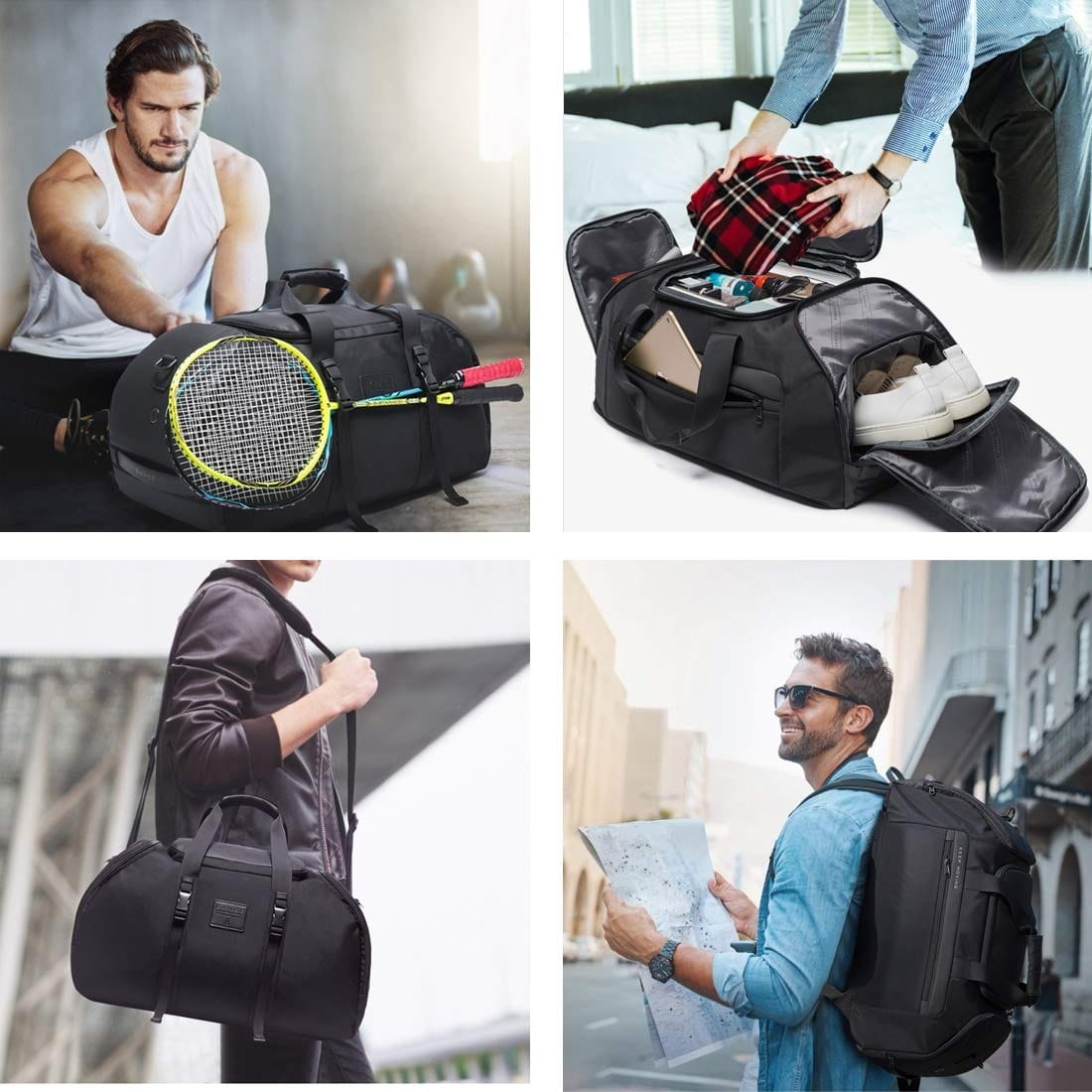 BANGE BG-7088 36L Luggage Backpack 15.6inch Travel Storage Bag