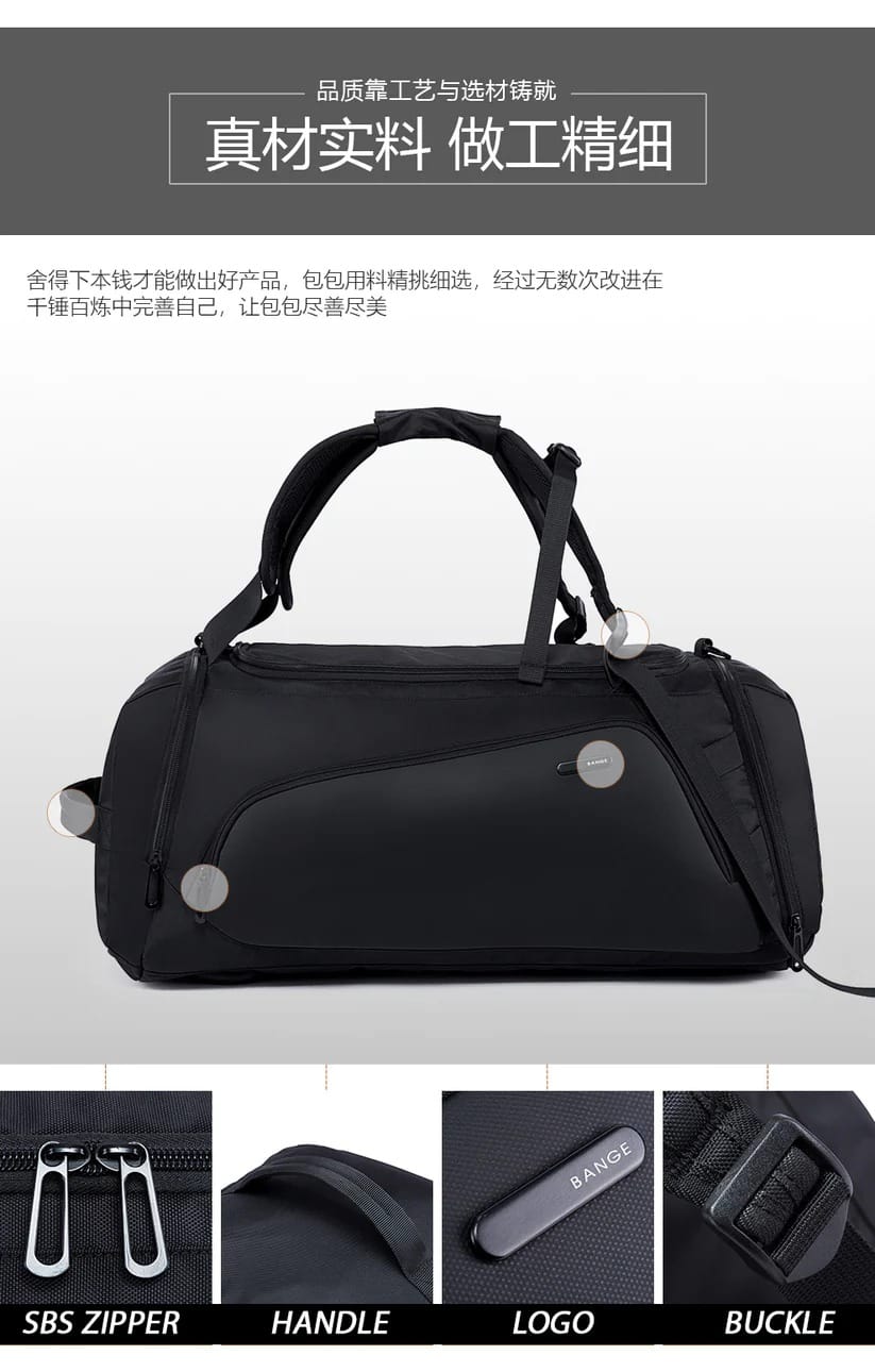 Bange BG-1917 Waterproof Oxford Cloth Multifunctional Fitness Travel Bag-17 inch