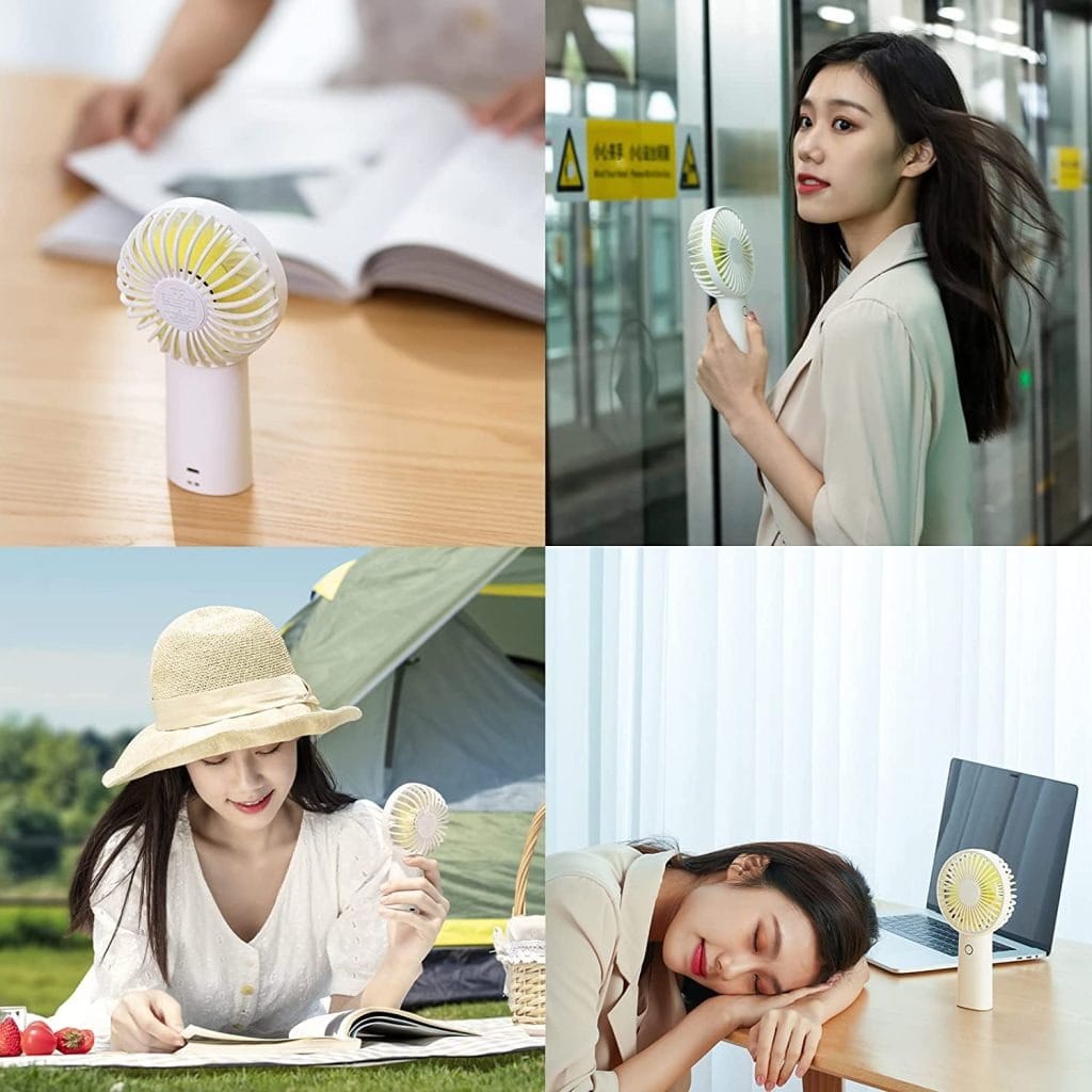 JISULIFE F2B Handheld Portable Fan (4000mAh Battery)