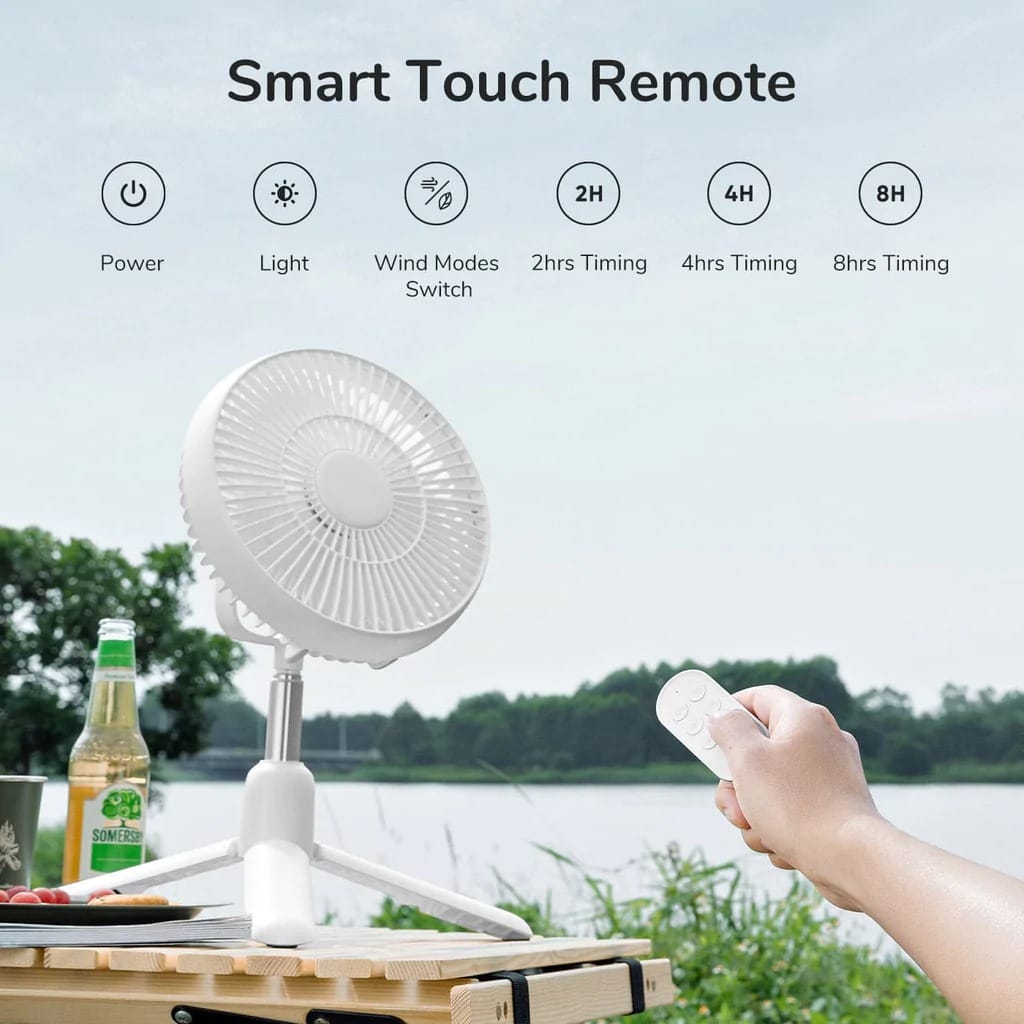 JISULIFE FA37 Portable 4-IN-1 Convertible Outdoor Fan