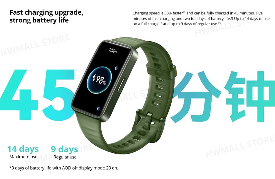Huawei Band 8 AMOLED Display Smart Band