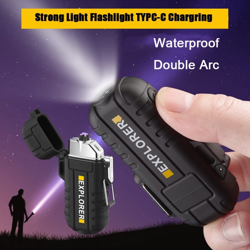 SENWERO F27 Waterproof Arc Usb Rechargeable Electronic Cigarette Lighter
