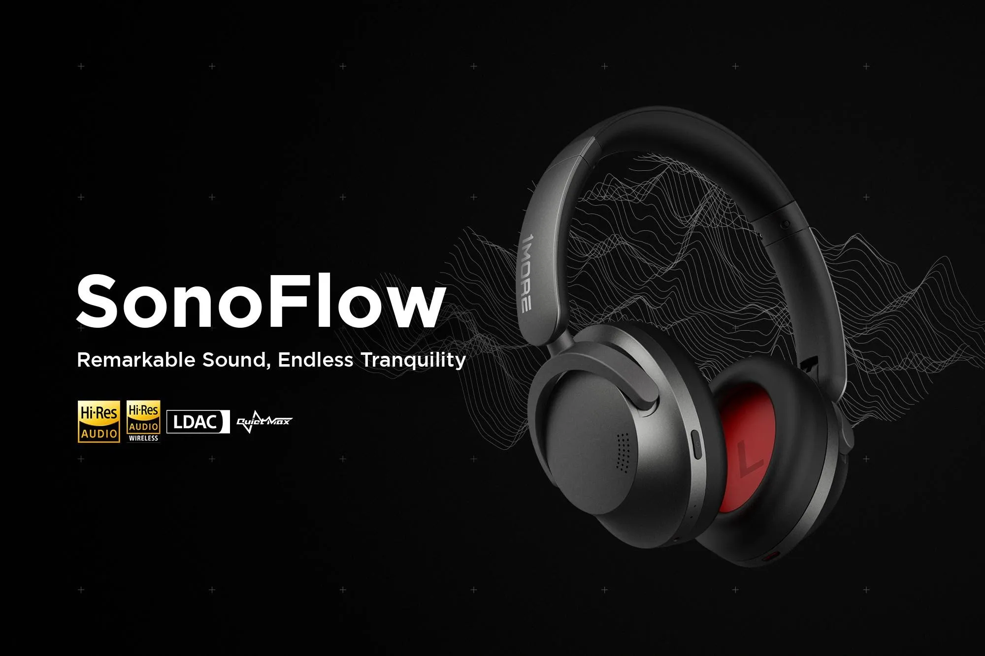 1MORE SonoFlow ANC Headphones LDAC Hi-Res Audio