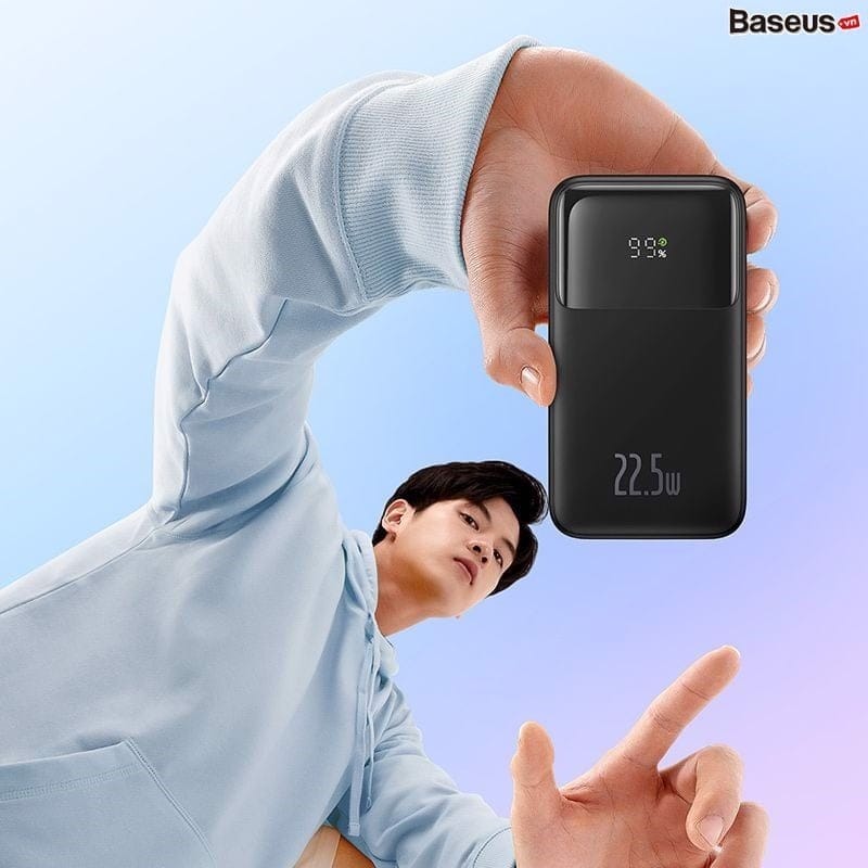Baseus Comet Series 22.5W 10000mAh Dual Cable Digital Display Power Bank