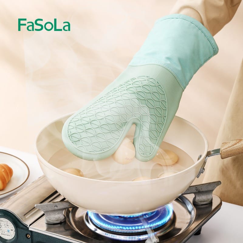 FaSoLa Extra Long Silicone Smoker Oven Glove (1PC)