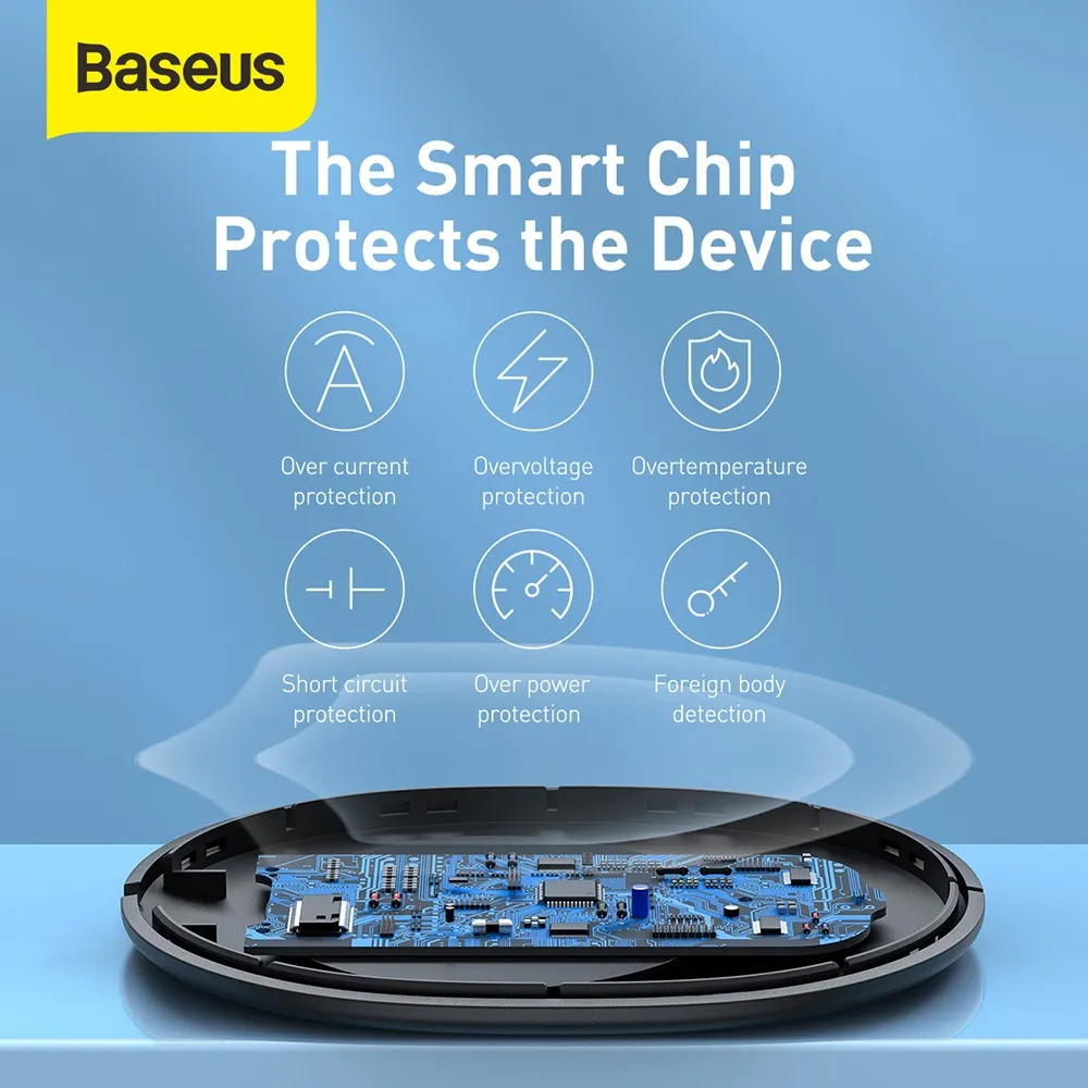 Baseus Jelly Wireless Charger 15W Fast Charging Qi Wireless Charger
