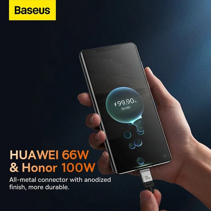 Baseus 100W USB-A To Type-C Cable 1 Meter / 2 Meter