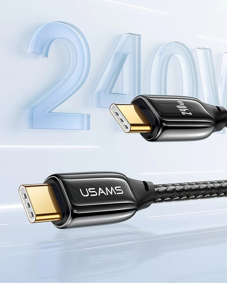 USAMS US-SJ581 U82 PD 240W 2 Meter Zinc Alloy