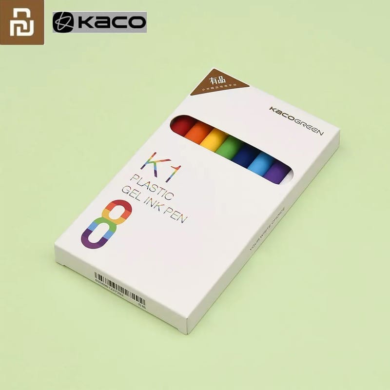 Xiaomi Youpin KACOGREEN K1 Plastic Gel Ink Pen (8 Pcs)