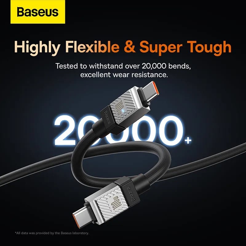 Baseus Cool Play Series 100W USB-C to USB-C Fast Charging Data Cable