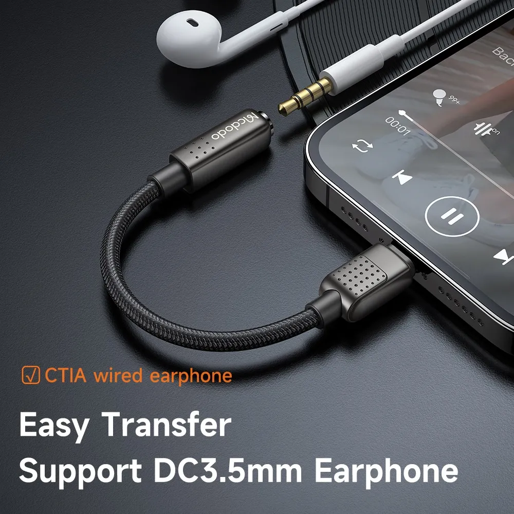 Mcdodo Micro Star Series Stereo Lightning Earphone