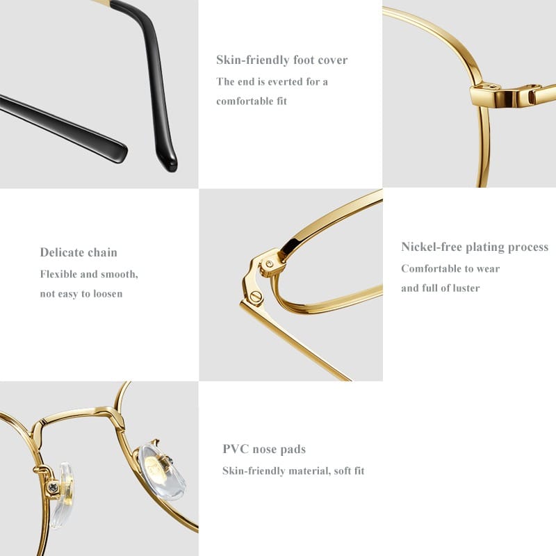 Xiaomi Mijia Blue Light Filter Monitor Glasses With Nickel-Free Metal Frame
