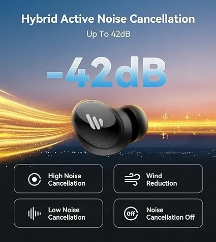 Edifier TWS1 Pro 2 True Wireless Active Noise Cancellation In-Ear Earbuds