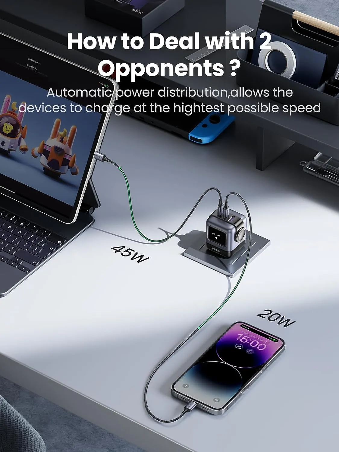 Ugreen Nexode RG 65W USB C GaN Charger