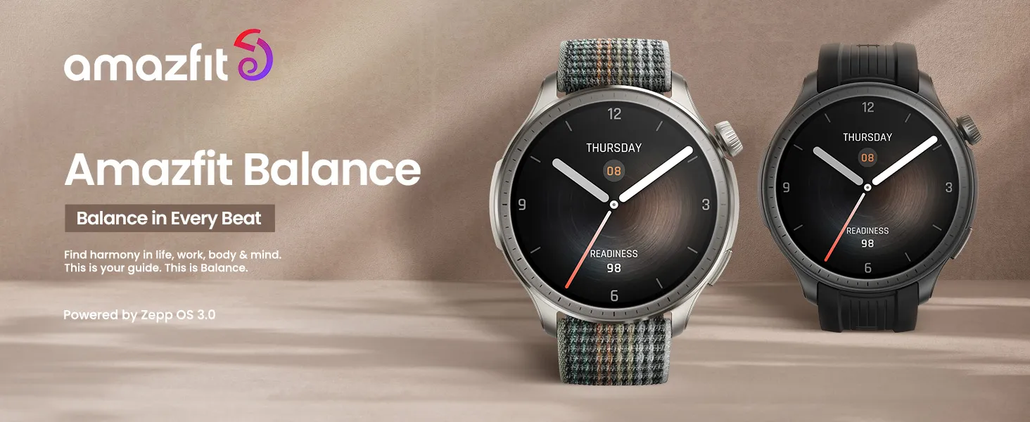 Amazfit Balance AMOLED Display Bluetooth Calling Fitness Smart Watch