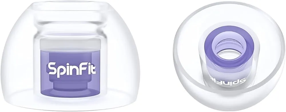 SpinFit Omni Silicone Eartips for True Wireless Earbuds & IEMs – M Size