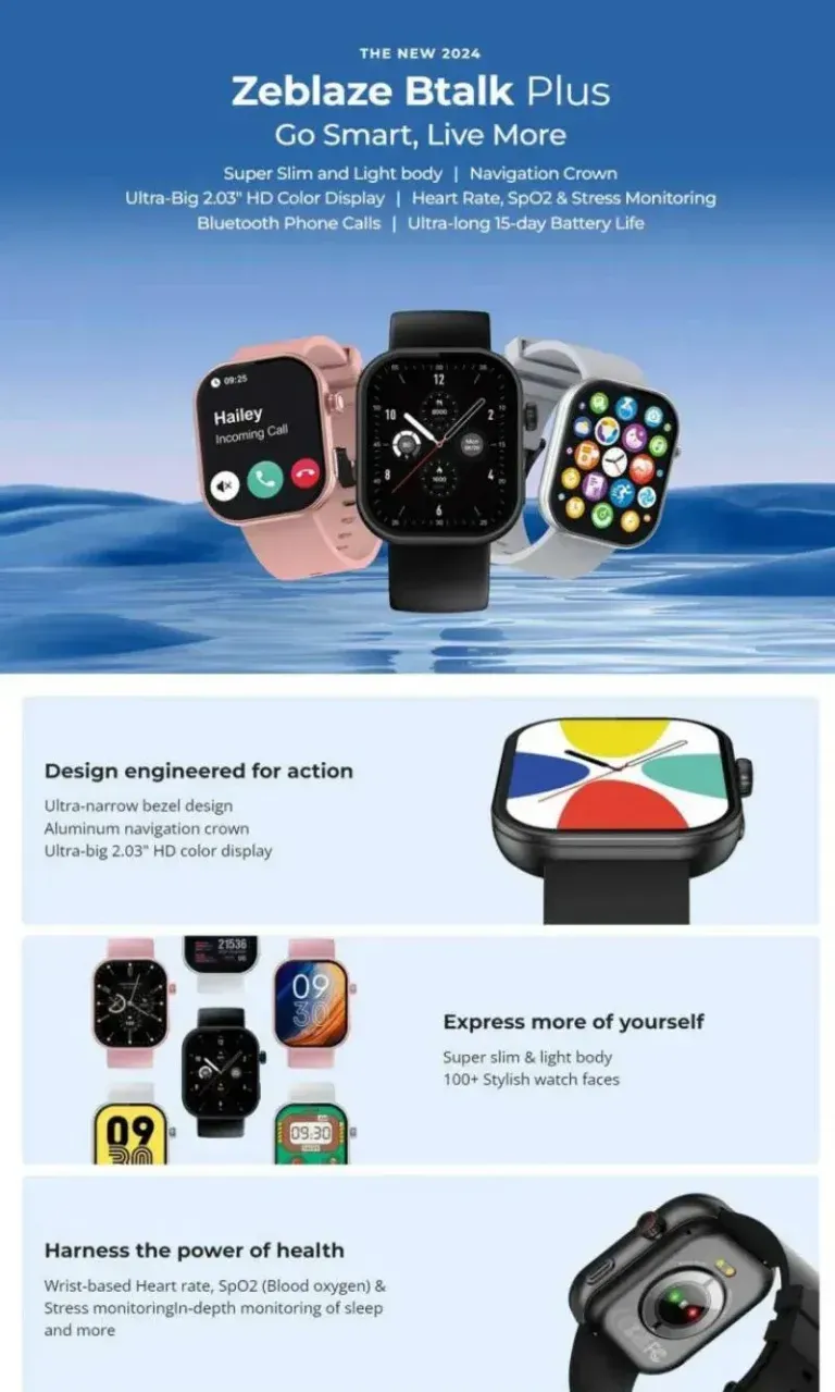COLMI M42 Military Grade AMOLED Calling Smart Watch