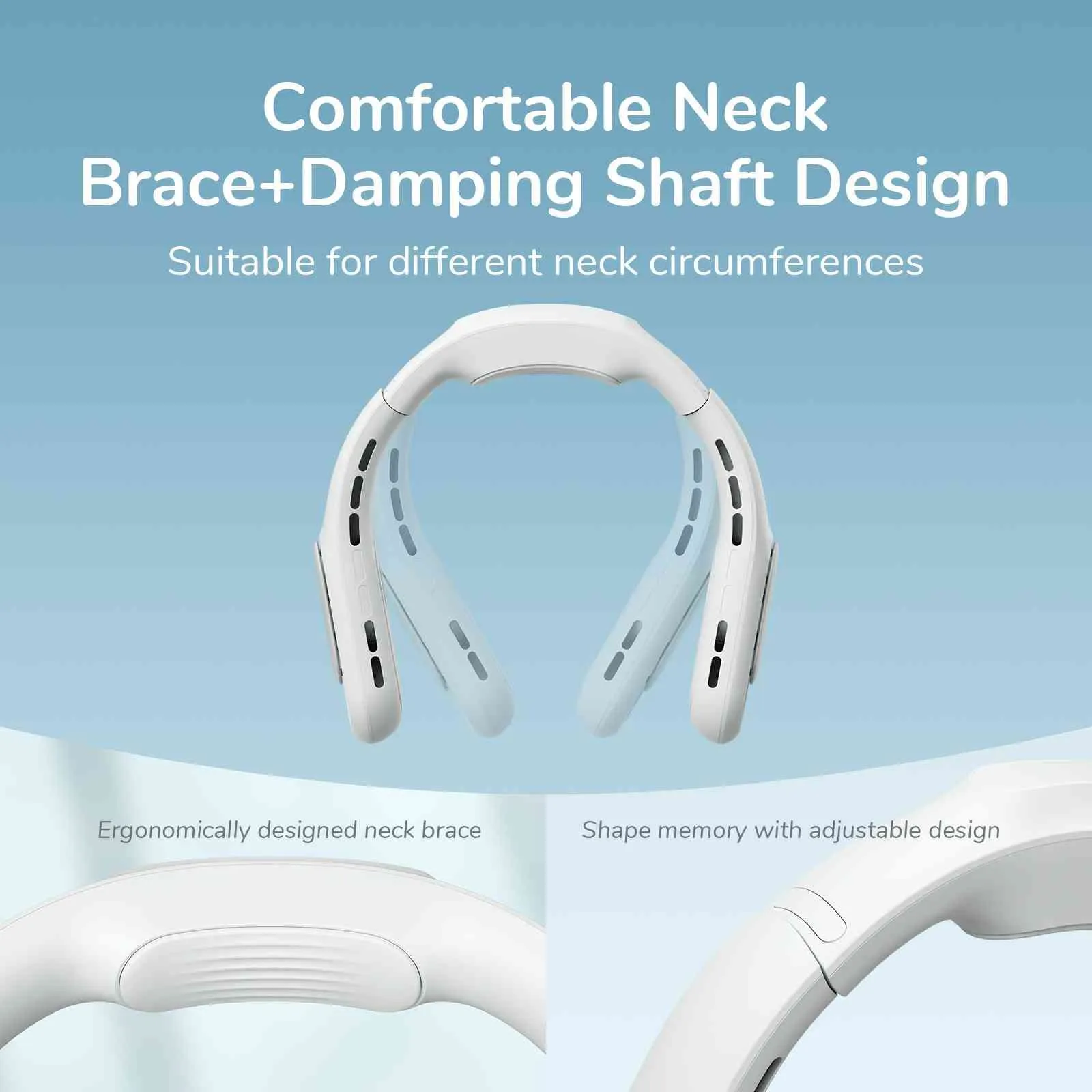 JISULIFE FA35 Portable Ultimate Bladeless Neck Fan