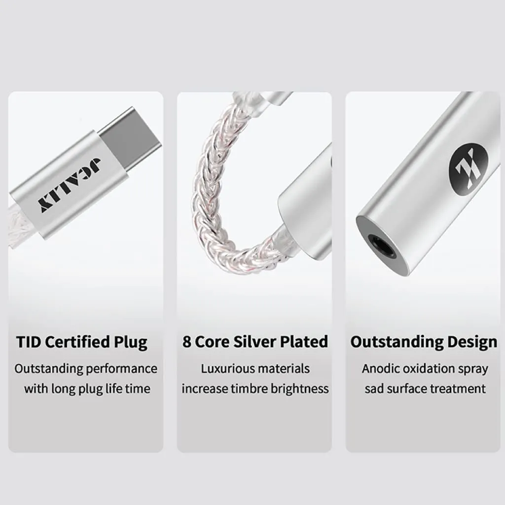 JCALLY JM7 Portable DAC Dongle (32bits/384khz)