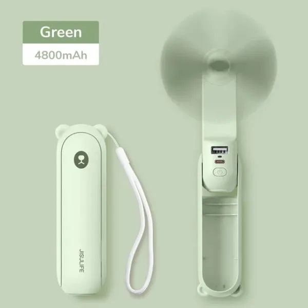 JISULIFE F8X Mini Fan Portable Fan (New Upgrade Version)